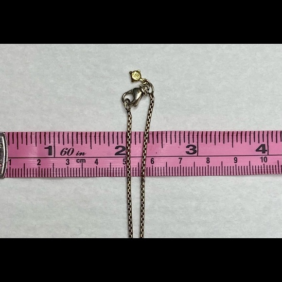 DAVID YURMAN Diamond Amethyst Renaissance Pendant on 18” DY Sterling Box Chain - Picture 12 of 16